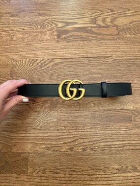 Authentic Gucci Gold belt